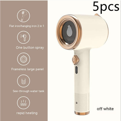 Mini Portable Handheld Garment Steamer Fabric Steam Iron For Clothes Overview:【Portable Design】: 33W handheld steamer, small size, easy to carry and store, can also 