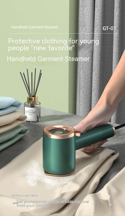 Mini Portable Handheld Garment Steamer Fabric Steam Iron For Clothes Overview:【Portable Design】: 33W handheld steamer, small size, easy to carry and store, can also 