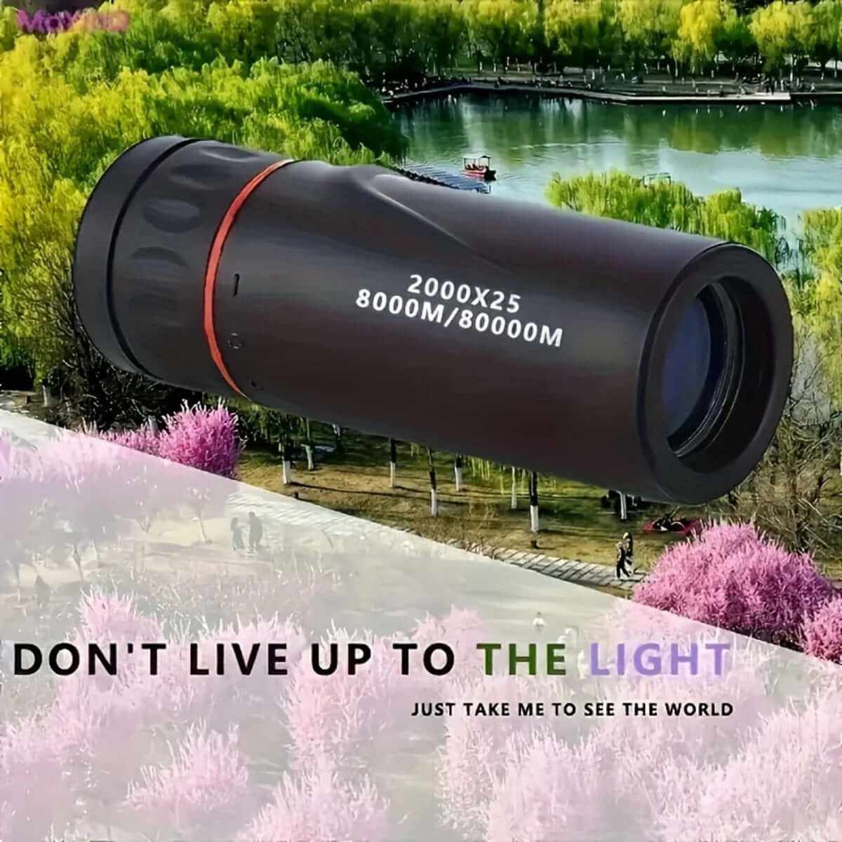 2000x25 HD Monocular Telescope Mini Portable Mobile Phone Telescope1. Powerful MagnificationThis telescope brings distant objects into your immediate field of view w
