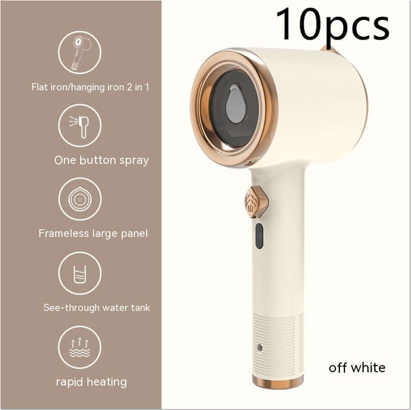 Mini Portable Handheld Garment Steamer Fabric Steam Iron For Clothes Overview:【Portable Design】: 33W handheld steamer, small size, easy to carry and store, can also 