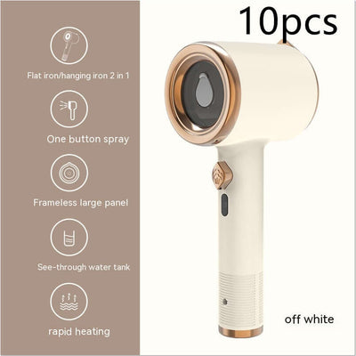 Mini Portable Handheld Garment Steamer Fabric Steam Iron For Clothes Overview:【Portable Design】: 33W handheld steamer, small size, easy to carry and store, can also 