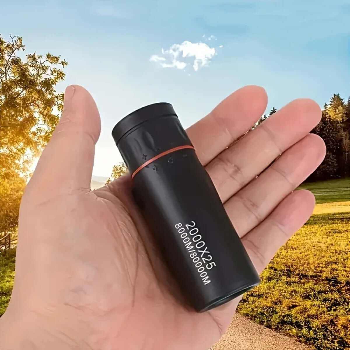2000x25 HD Monocular Telescope Mini Portable Mobile Phone Telescope1. Powerful MagnificationThis telescope brings distant objects into your immediate field of view w