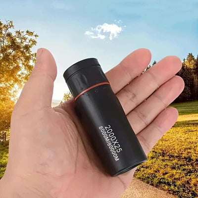 2000x25 HD Monocular Telescope Mini Portable Mobile Phone Telescope1. Powerful MagnificationThis telescope brings distant objects into your immediate field of view w