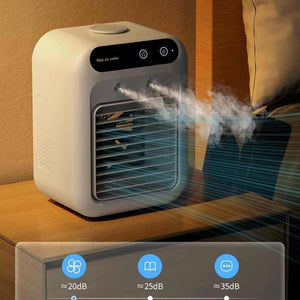 Overview:
 
 
 1. Different cooling atomization technology: The portable air conditioner adopts atomization technology to convert the hydration in the box into ultra