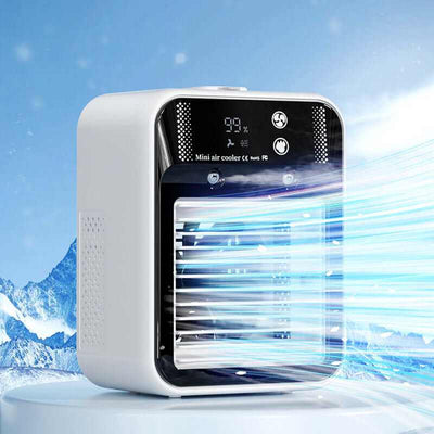 Overview:
 
 
 1. Different cooling atomization technology: The portable air conditioner adopts atomization technology to convert the hydration in the box into ultra