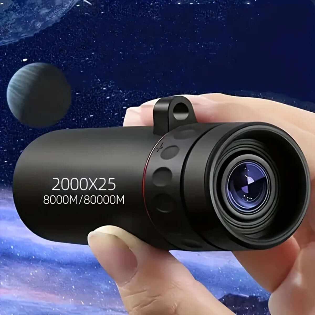 2000x25 HD Monocular Telescope Mini Portable Mobile Phone Telescope1. Powerful MagnificationThis telescope brings distant objects into your immediate field of view w