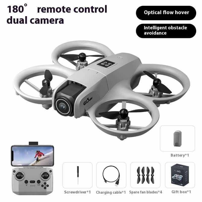 GT3 Mini Aerial Photography Obstacle Avoidance Crossing Machine Double Camera LightProduct information: Ability Training: intelligence development, hands-on brain, h