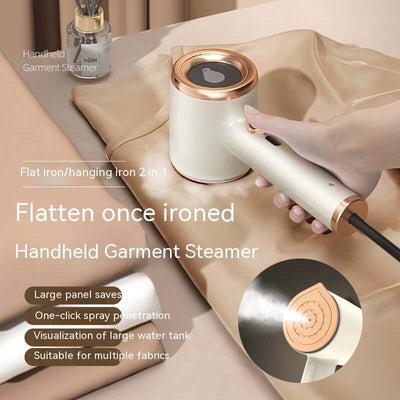 Mini Portable Handheld Garment Steamer Fabric Steam Iron For Clothes Overview:【Portable Design】: 33W handheld steamer, small size, easy to carry and store, can also 