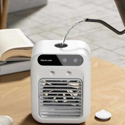 Overview:
 
 
 1. Different cooling atomization technology: The portable air conditioner adopts atomization technology to convert the hydration in the box into ultra