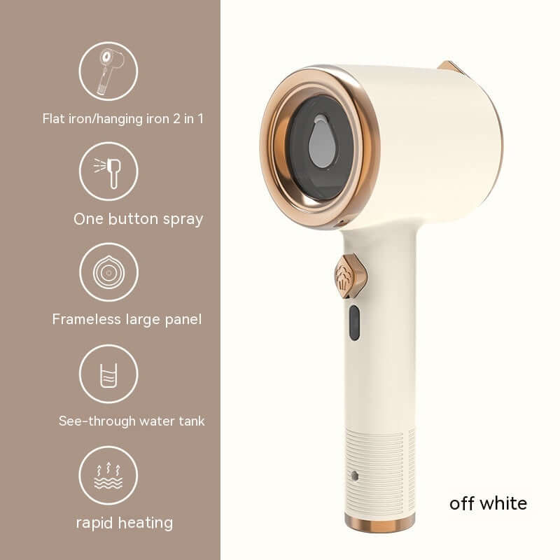Mini Portable Handheld Garment Steamer Fabric Steam Iron For Clothes Overview:【Portable Design】: 33W handheld steamer, small size, easy to carry and store, can also 