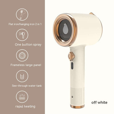 Mini Portable Handheld Garment Steamer Fabric Steam Iron For Clothes Overview:【Portable Design】: 33W handheld steamer, small size, easy to carry and store, can also 