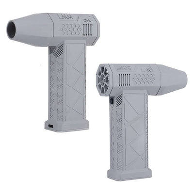 Mini Turbo Violent Fan Dust Blowing Product information: Color: gray, black Material: chewing gum Additional features: multi-function Specification: 120W Style: Mini